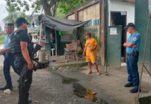 Lalaki, gindal-an sang pulis ang iya asawa matapos nadakpan nga nagahampang sang kalayo sa lodging house sa Calinog, Iloilo