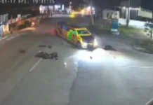Pulis, pilason matapos nagbunggo ang iya motorsiklo sa de-pampasahero nga jeep sa Lambunao