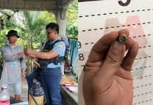 Stray bullet nga nag-igo sa isa ka balay sa Brgy. Tarug, Alimodian, Iloilo, ipaidalom sa ballistic examination