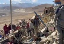 Kapin 125 na ka mga tawo, patay sa linog sa Tibet, China