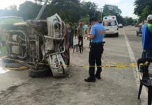 Car Crashes into Post in Sara, Iloilo; Driver and Passengers Sustain Minor Injuries