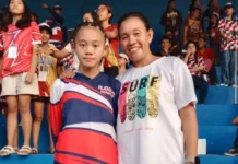 Viral Mama sang Dingle, Iloilo, tuman ang kalipay matapos nakuha sang iya anak ang bronze medal sa 400-meter low hurdle sa WVRAA 2025 sa Antique