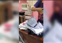 Nagbaisay nga delivery rider kag customer nga employee sa LGU-Mina, magaatubangay sa barangay