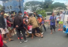 Tatlo ka myembro sang isa ka pamilya, pilason matapos nabungguan sang awto sa Sta. Barbara