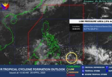 Low Pressure Area, nakasulod na sa Pilipinas