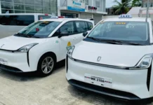 ATOP, ginpabugal ang bag-o nga electric taxis sa Western Visayas