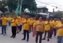 Pagtimalos, ginalantaw rason sa pagpangluthang sang ex-tanod kadungan sang flag ceremony sa Dasmariñas City