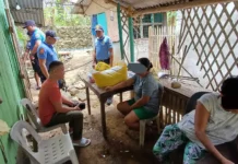 Batad MPS, naghatag sang bulig sa pamilya sang napatay nga subject nga nalakip sa disgrasya sang ila patrol car sa Barotac Viejo, Iloilo