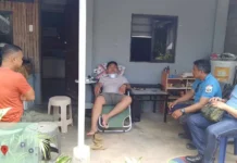 Katapo sang Batad MPS, ginbisita ang ila mga kaupdanan nga pilason matapos nadisgrasya ang ila patrol car.