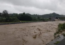 Sitwasyon subong nga adlaw sang Aganan River matapos magbubo ang mamunog nga ulan