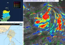 Bagyo Crising, indi na mag-landfall, ginalantaw nga magaguwa sa Philippine Area of Responsibility subong nga adlaw