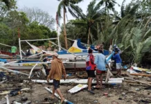 12 ka mga barangay sa Concepcion, Iloilo, apektado sa shearline; 216 ka mga motor bangka nagkalaguba