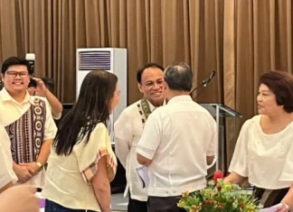 DOJ Secretary Frederick A. Vida, dinapit nga bisita sa signing sang deed of donation ceremony sa duta nga para sa justice center sa Iloilo