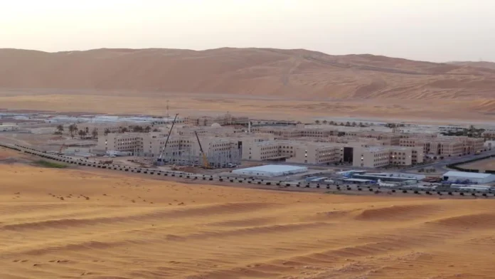 Shaybah field in Saudi Arabia