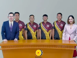 Tau Mu Kappa Tresmanos Kamarada fraternity and sorority, liwat nga magapakigbahin sa Dugong Bombo