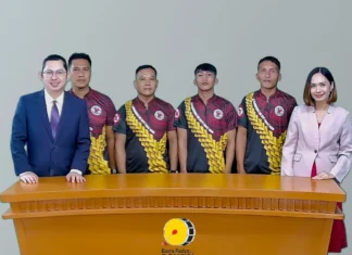 Tau Mu Kappa Tresmanos Kamarada fraternity and sorority, liwat nga magapakigbahin sa Dugong Bombo