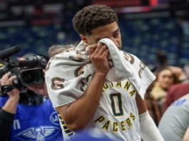 Haliburton, emosyonal sa iya pagbalik sa hampang sa Pacers matapos ang Achilles injury