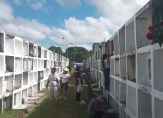 Pagpangpinta kag pagpalimpyo sa pansyon sa Jaro Catholic Cemetery, tubtob na lamang subong nga adlaw, Oktubre 31