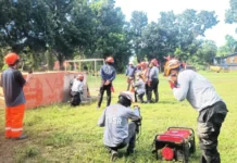 Office of Civil Defense VI, nagpatigayon sang final exercise sa Collapsed Structure Search and Rescue Training sa Pavia
