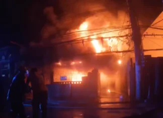 15 ka mga baligyaan sa merkado sa Estancia, Iloilo, nasunog; P9.3 milyon balor sang mga nasunog