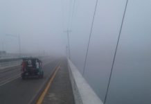 Banwa it Kalibo ag pila pang parte it Aklan, naputos it fog ukon ambon