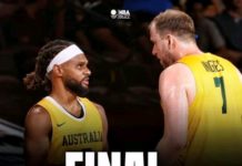 Team USA uman nga nakaangkon it kapierdihan; Australia daog kontra USA sa Olympic exhibition game