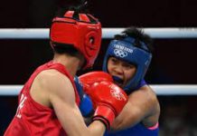 Nesthy Petecio sueod eon sa quarter finals it Olympic boxing journey matapos pyerdihon ro atleta it Chinese-Taipei