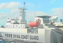 Pilipinas nagdihon eon it diplomatic protest kasunod it panibag-ong pagpasilabot it Chinese Coast Guard sa Scarborough Shoal
