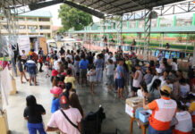 Temporary shelter ag housing units nakapahaum eon engkaso nga sumaka sa Alert Level 4 ro Taal Volcano