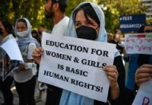Kababayin-an sa Afghanistan nagprotesta para mabuksan eon ro mga eskwelahan