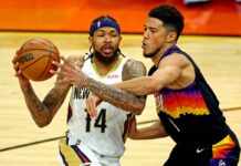 Devin Booker umiskor it 28-pts para sa 3-2 lead it Phoenix Suns kontra sa Mavs