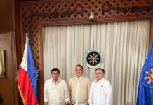 Aklan Gov. elect Jose Enrique Miraflores, personal nga nagpanumpa kay Pangueong Rodrigo Duterte sa Malacañang