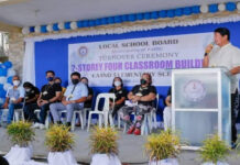 2-storey, 4 classroom building ginturn-over eon it LGU Kalibo sa Caano Elementary School