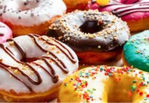 Artwork nga naggamit it 14,400 bilog nga donut, nakabaton it Guinness World Record title!