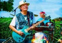 US legendary guitarist Carlos Santana nakarekober eon matapos nga malipong sa stage