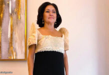 Filipiniana attire it unang ginang sa SONA ni PBBM, obra it Aklanon designer