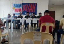 Grupo nga Bayan Muna, gin-insister nga bukon it trabaho it soldado nga magtinir sa civilian community ag sa lugar it mga leader it people’s organization
