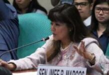 Sen. Imee Marcos nagdihon it hagna nga nagabilog it National Resiliency and Disaster Management Authority