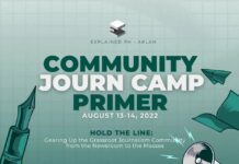 Sangka student journalist, gin-engganyo ro mga pamatan-on nga magpartisipar sa andang pagahiwaton nga online “Community Journ Camp Primer”