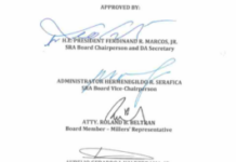 Pres. Marcos, owa pa it sabat angot sa resignation ni DA Usec. Sebastian