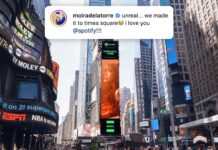 Moira Dela Torre, kaibahan eon man sa billboard it New York Time Square