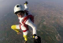 Skysurfer naeampasan ro kaugalingon nga world record matapos makalista it 175 spins sa kahawaan