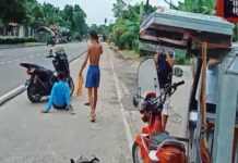 Karsada sa may brgy. Tabayon, Banga, nagatuga it aksidente bangud sa uwa it kaayusan nga pag-obra it contractor