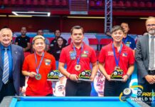 Pinoy cue artists nagkampeon sa 2022 Predator World Teams Champions