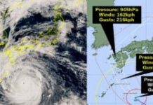 Bagyong Nanmadol naga paeanasa sa nasyong Japan