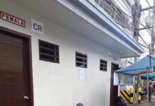 Tatlong ka mga kaeaeakin-in nga may kahimuan sa bandalismo sa comfort room sa may Veterans Avenue, Kalibo ro nagpintura man uman sa mga nahigkuan nga pader