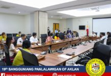 Send off ceremony ginpatigayon kasunod it 19th sangguniang panlalawigan it Aklan