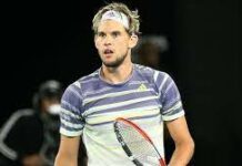 Austrian tennis player Dominic Thiem nagapamayad halin sa rib injury