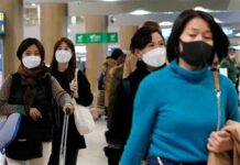 Pagsuksok it face mask sa mga indoor spaces bukon eon it kinahangean sa South Korea