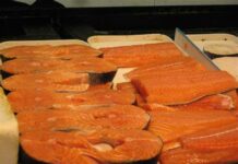 Sustansiyang ginatau it salmon sa eawas